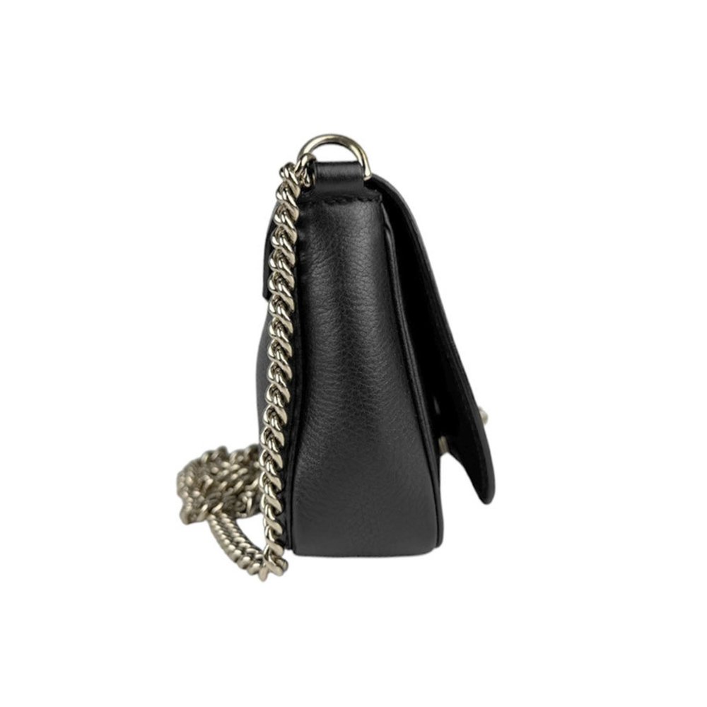 GUCCI Shoulder Bag Soho Leather Black Women's 323190 z4081 - Picture 2 of 5